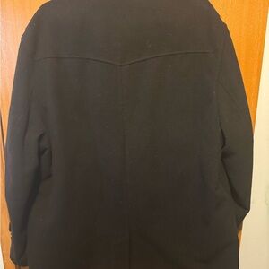 Rossignol Men's Classic Black Pea Coat